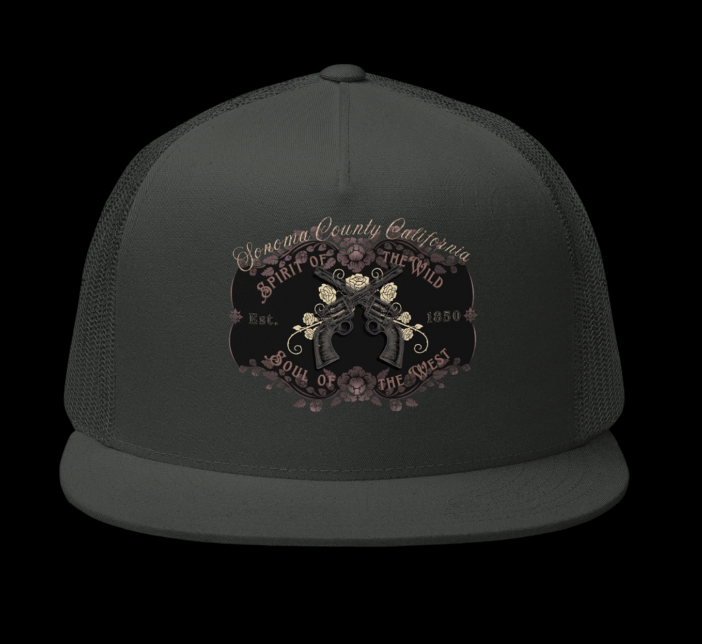 SONOMA OUTLAW Trucker Cap Mauve/Cream - Trucker Hats from Sonoma Rebel