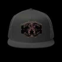Sonoma County "Wild West" Trucker Cap Rose Gold/Charcoal - Trucker Hats from London Moon