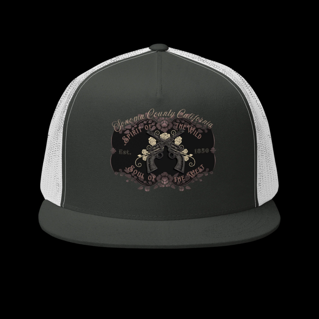 SONOMA OUTLAW Trucker Cap Mauve/Cream - Trucker Hats from Sonoma Rebel