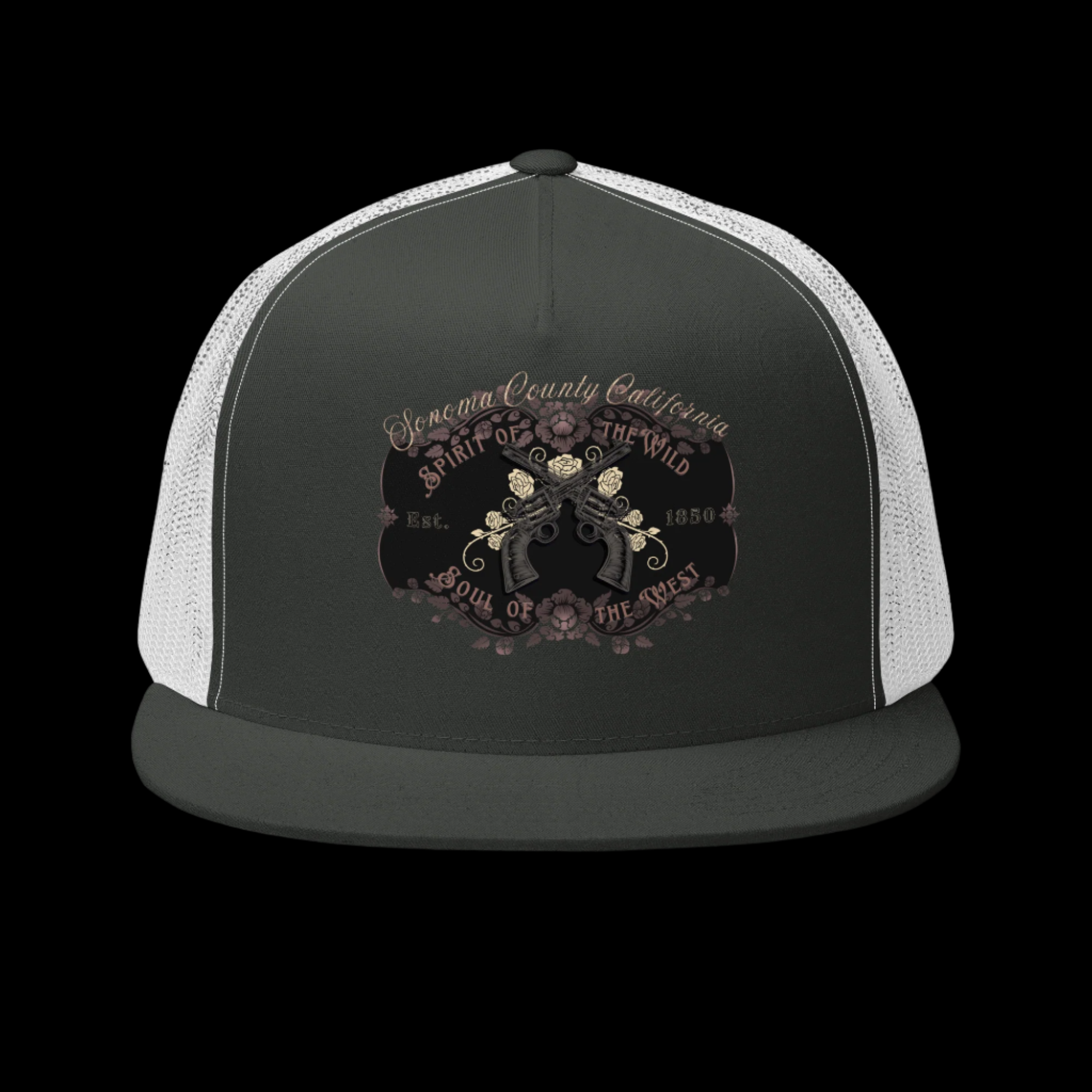 SONOMA OUTLAW Trucker Cap Mauve/Cream - Trucker Hats from Sonoma Rebel