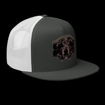 Sonoma County "Wild West" Trucker Cap Rose Gold/Charcoal - Trucker Hats from London Moon