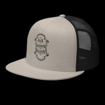 JACK LONDON SALOON Embroidered Emblem Trucker Cap - Trucker Hats from Sonoma Rebel