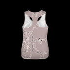 Rose Lace Women's Racerback Sports Top