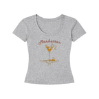 Vintage Manhattan Cocktail Women's Slim-Fit T-Shirt