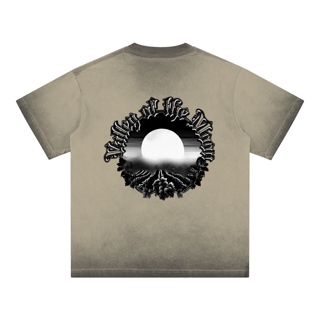 Valley of the Moon Gothic Reverse Dyed Men's Cotton T-Shirt
