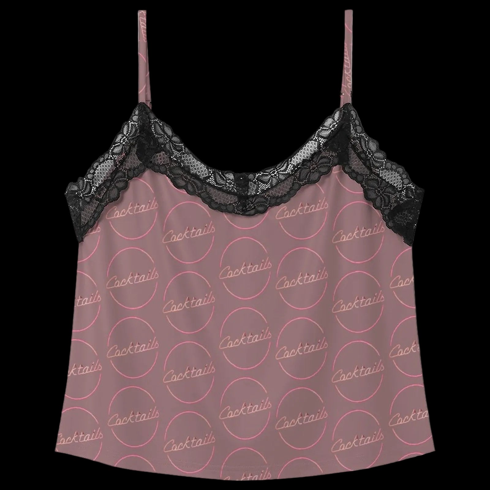 Pink Cocktails Mauve Pajama Set