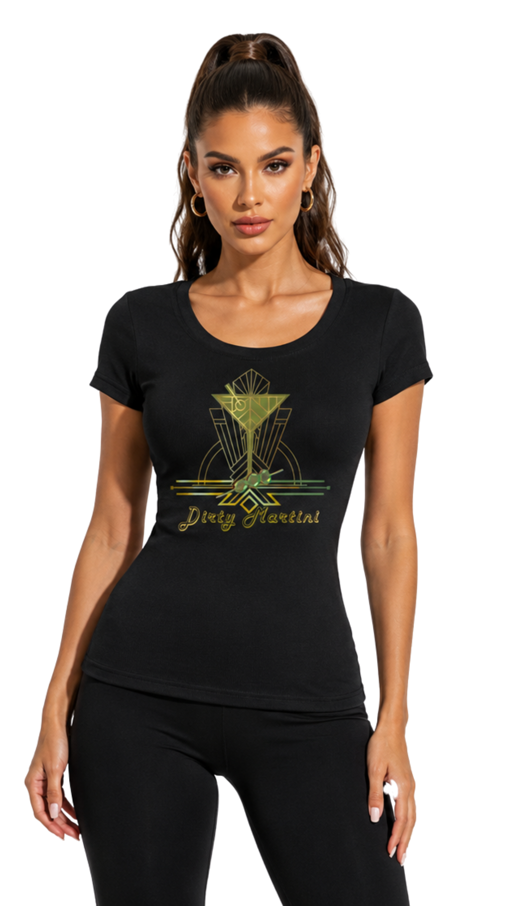 Dirty Martini Women's Longline Slim-Fit T-Shirt