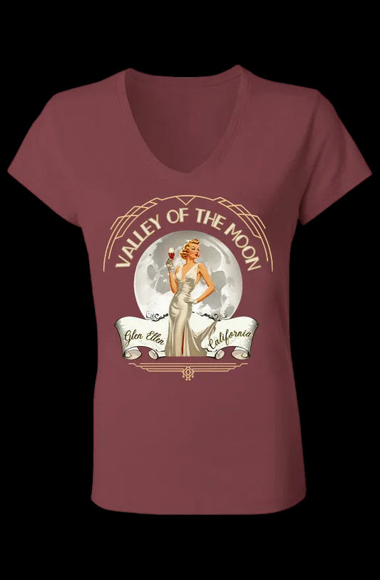 Ladies Jersey V-Neck T-Shirt