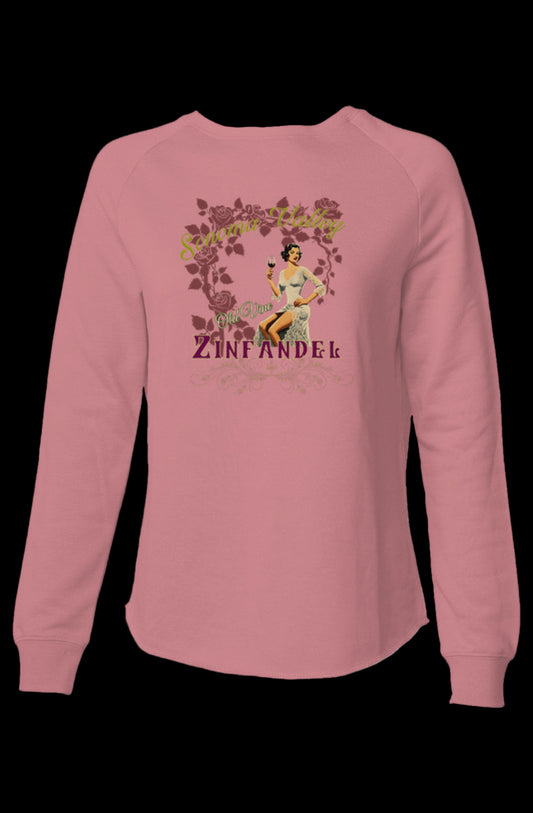 Womens Lightweight Wash Sweatshirt