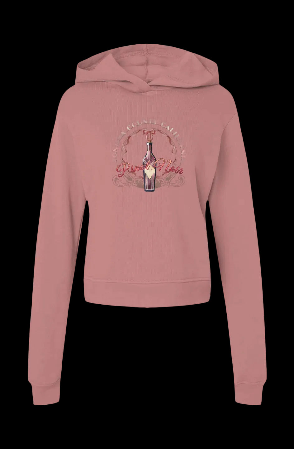 PINOT NOIR PINUP Womens Classic Hoodie Sweatshirt