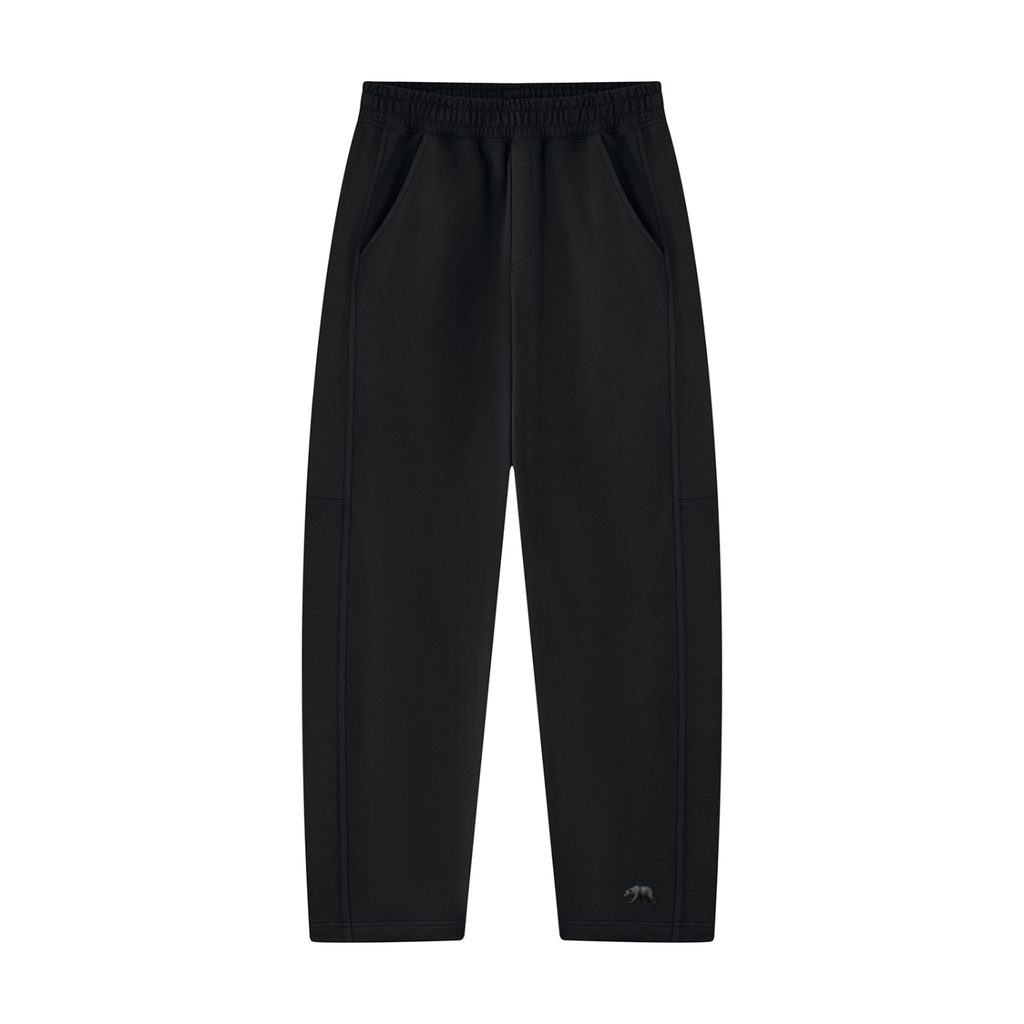 Unisex Tapered Straight Hem Sweatpants