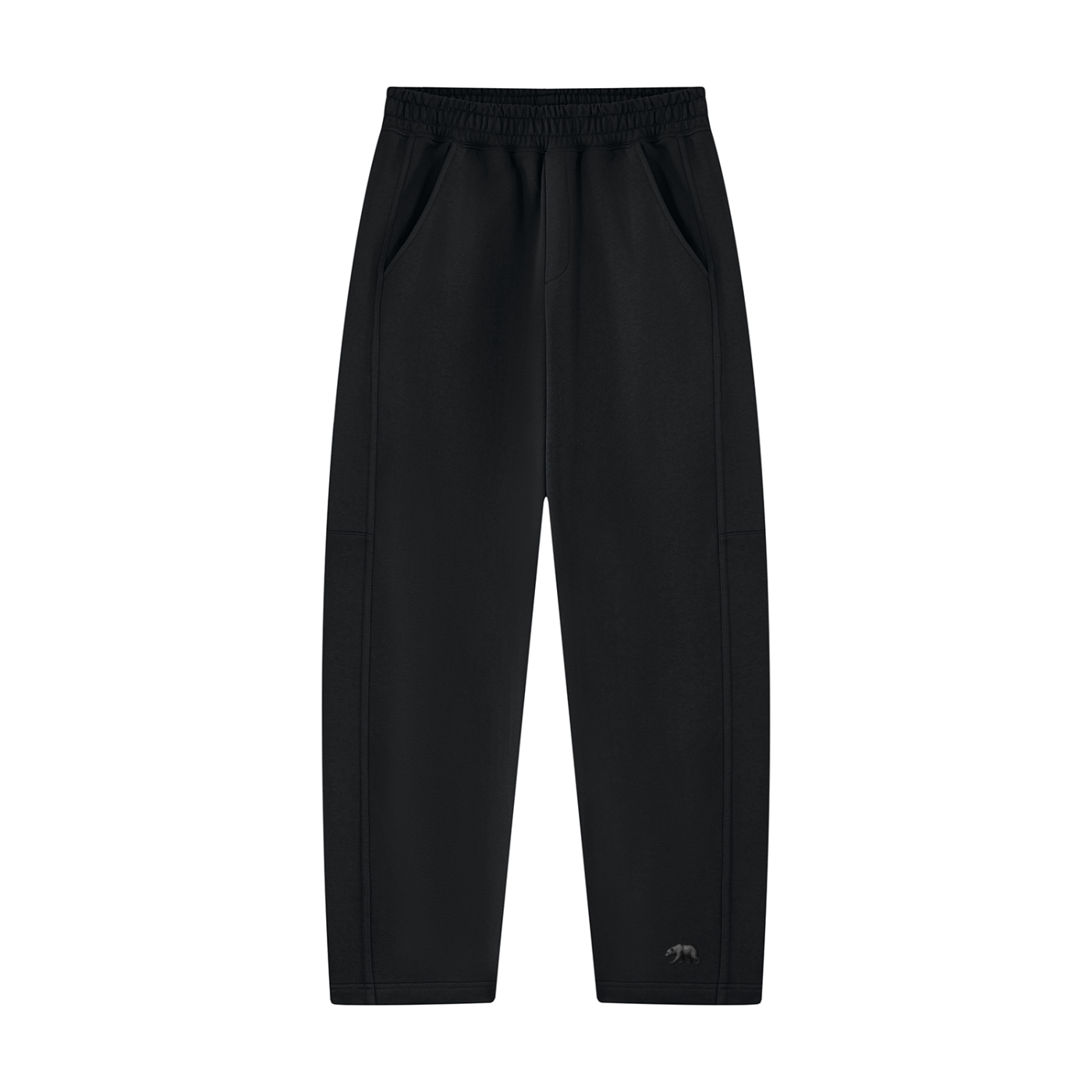 Unisex Tapered Straight Hem Sweatpants