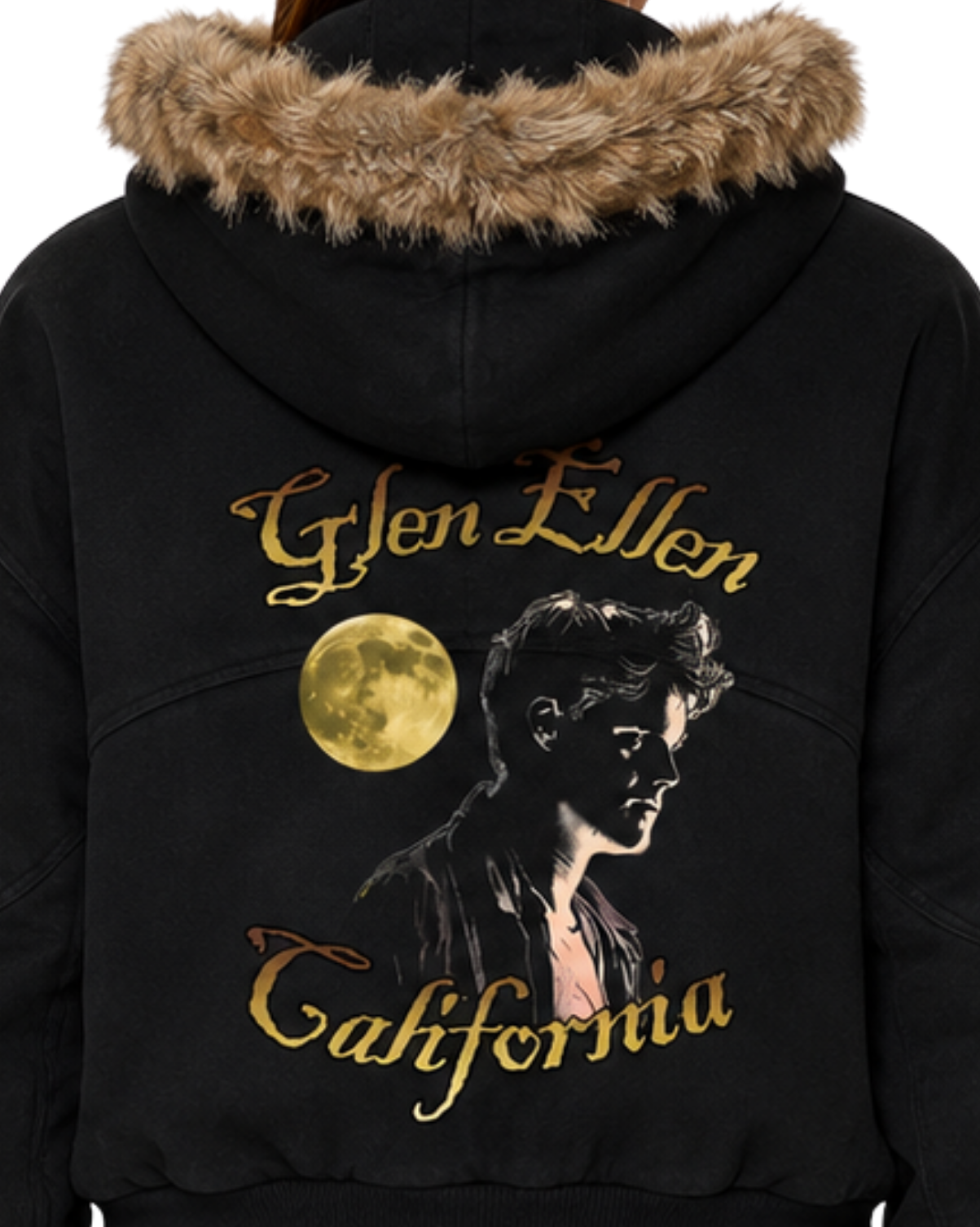 Jack London Glen Ellen Detachable Fur Hoodie Secondary image