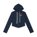 Sonoma Classic Pinup Women's Cropped Full Zip Hoodie