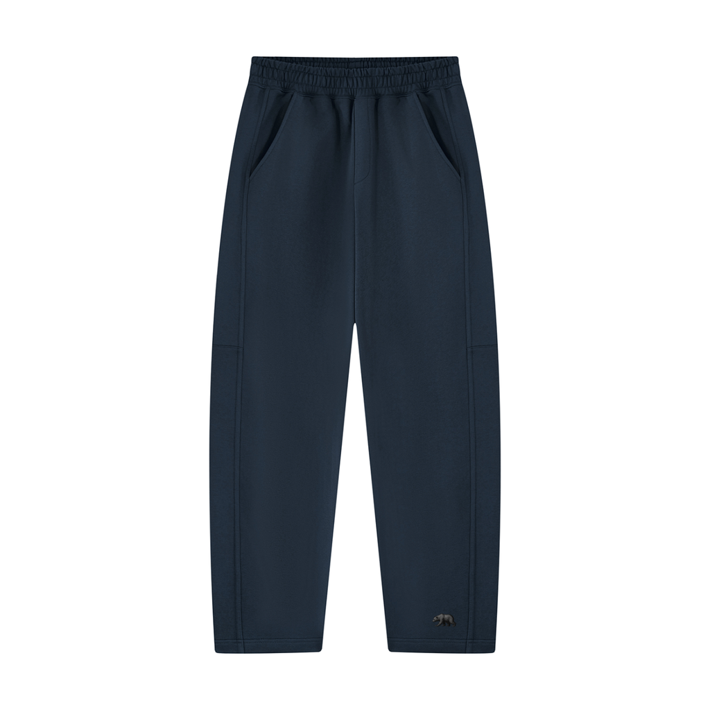 Unisex Tapered Straight Hem Sweatpants