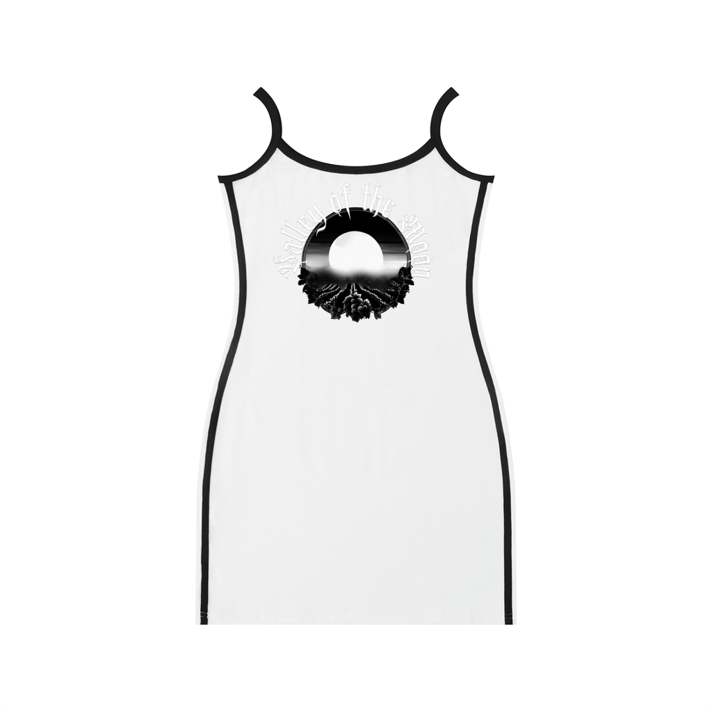 Valley of the Moon White Striped Mini Dress