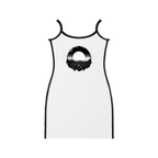 Valley of the Moon White Striped Mini Dress