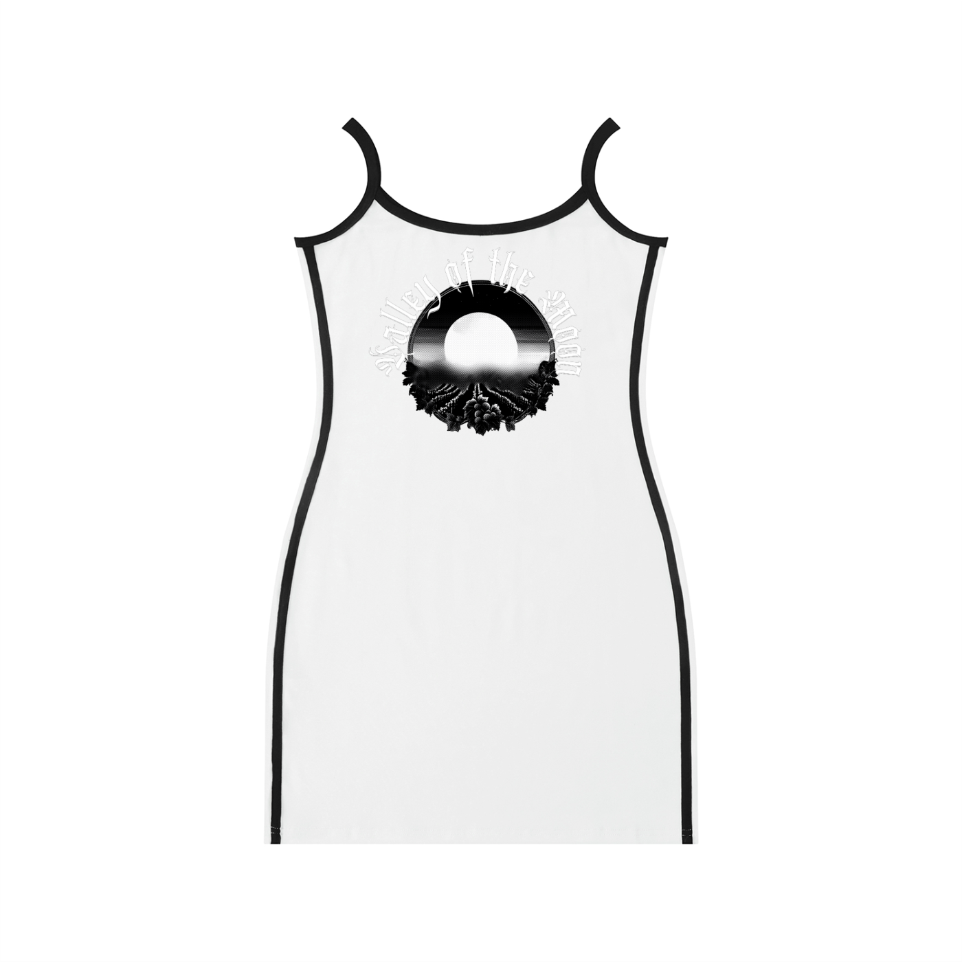 Valley of the Moon White Striped Mini Dress