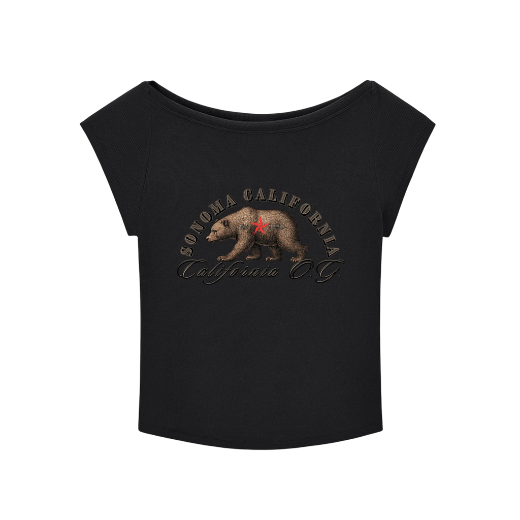 Sonoma Bear Boat Neck T-shirt