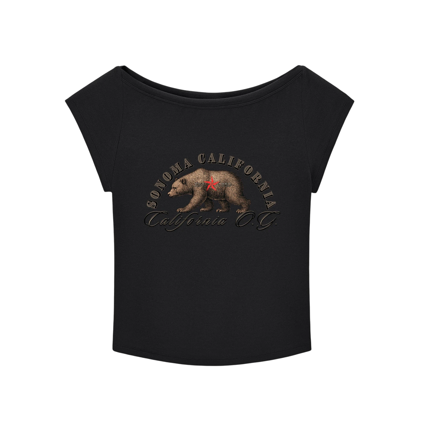 Sonoma Bear Boat Neck T-shirt Main image