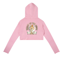 Valley of the Moon Glam Vintage Washed Raw Edge Hoodie