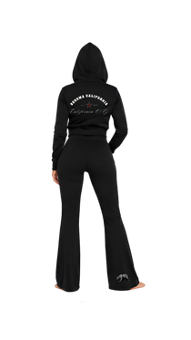 California O.G. Collegiate Women’s Slim Crop Full Zip Hoodie