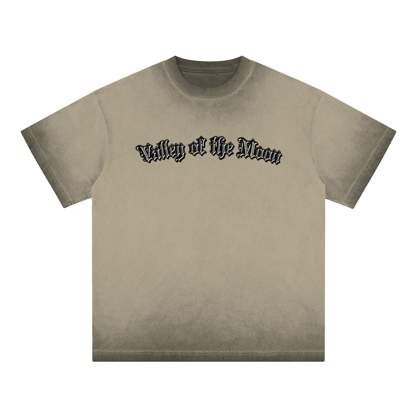 Valley of the Moon Gothic Reverse Dyed Men's Cotton T-Shirt