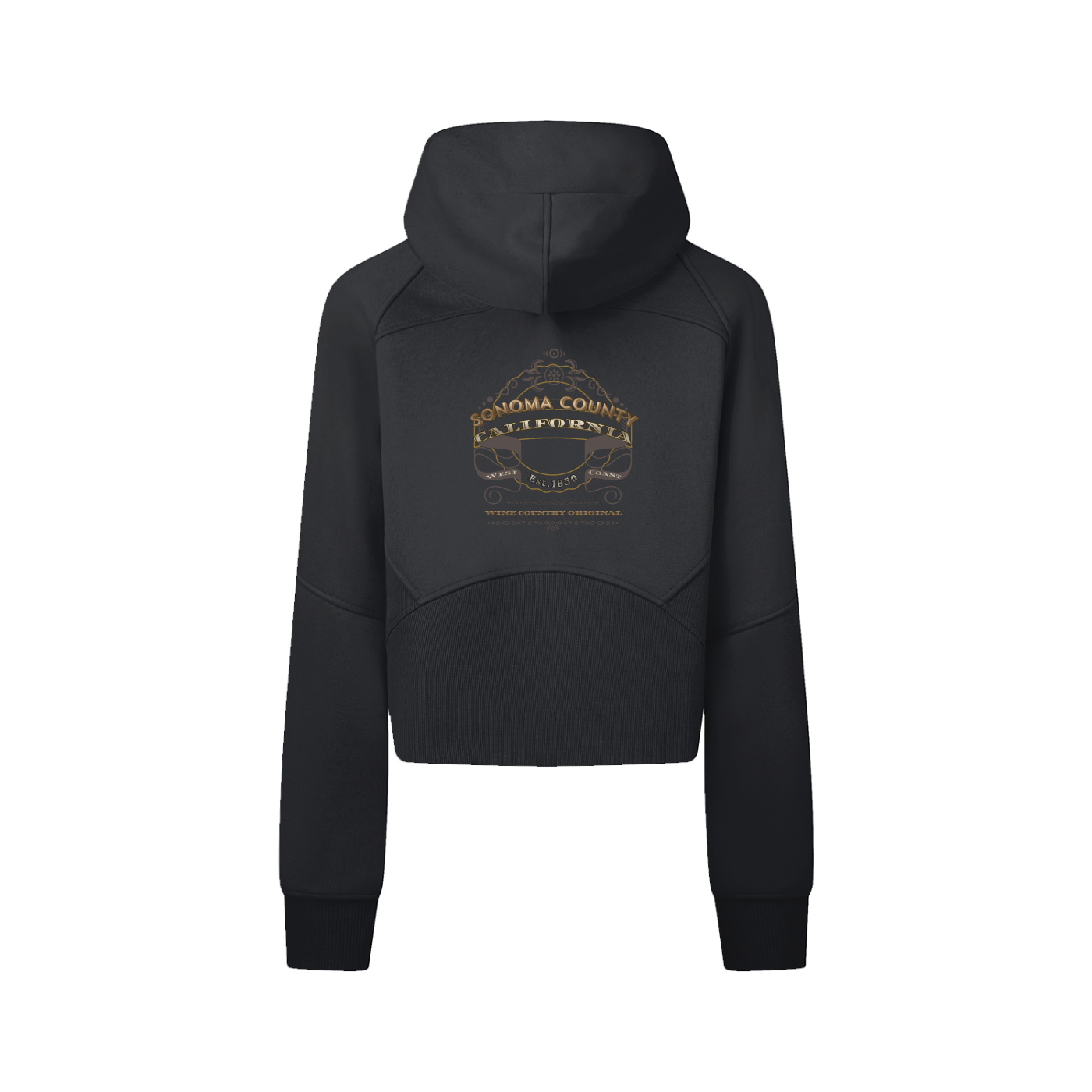 Wine Country Original Panelled Slim Fit Zip Hoodie