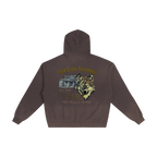 Jack London Wolf Sunfade Zip Hoodie