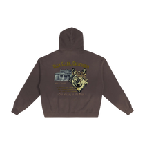 Jack London Wolf Sunfade Zip Hoodie