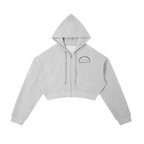 California O.G.  Women's  Cropped Zip-Up Hoodie