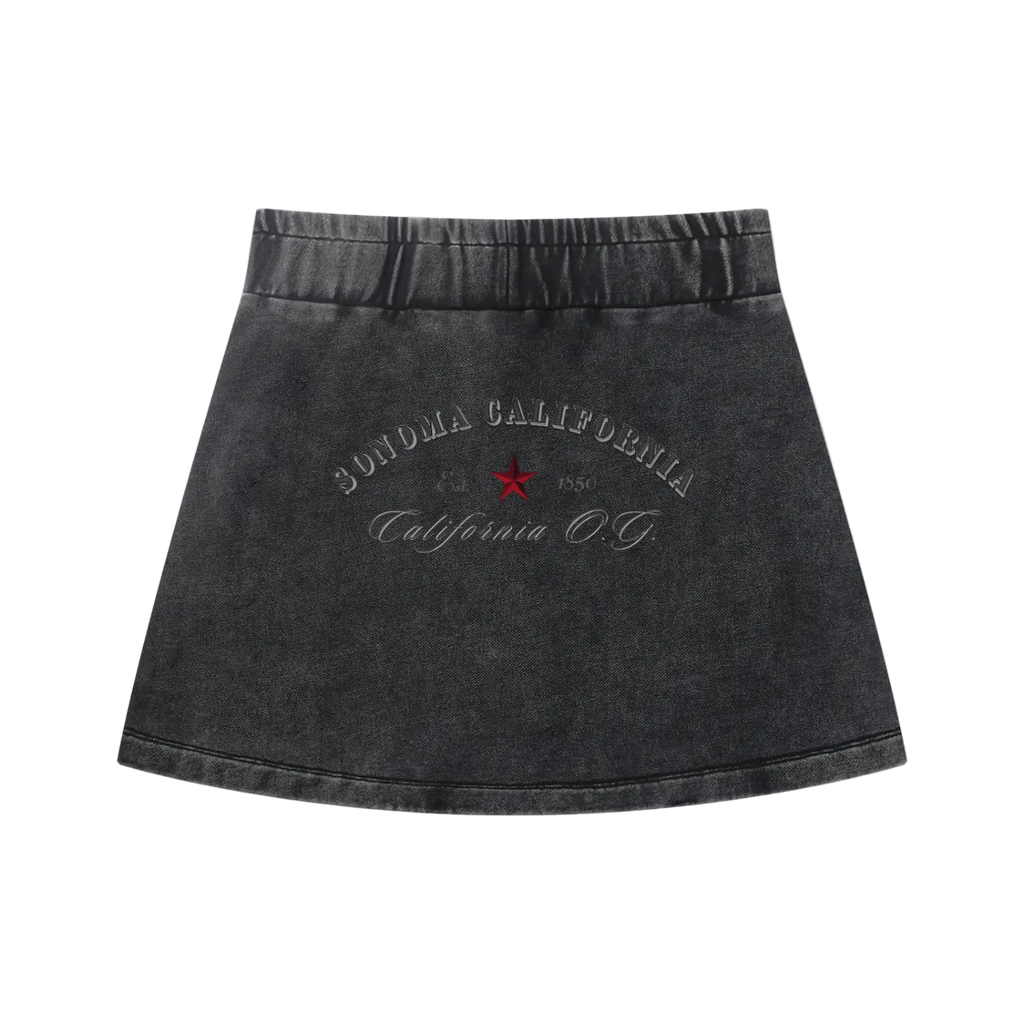 California O.G. Mineral Wash Mini Skirt