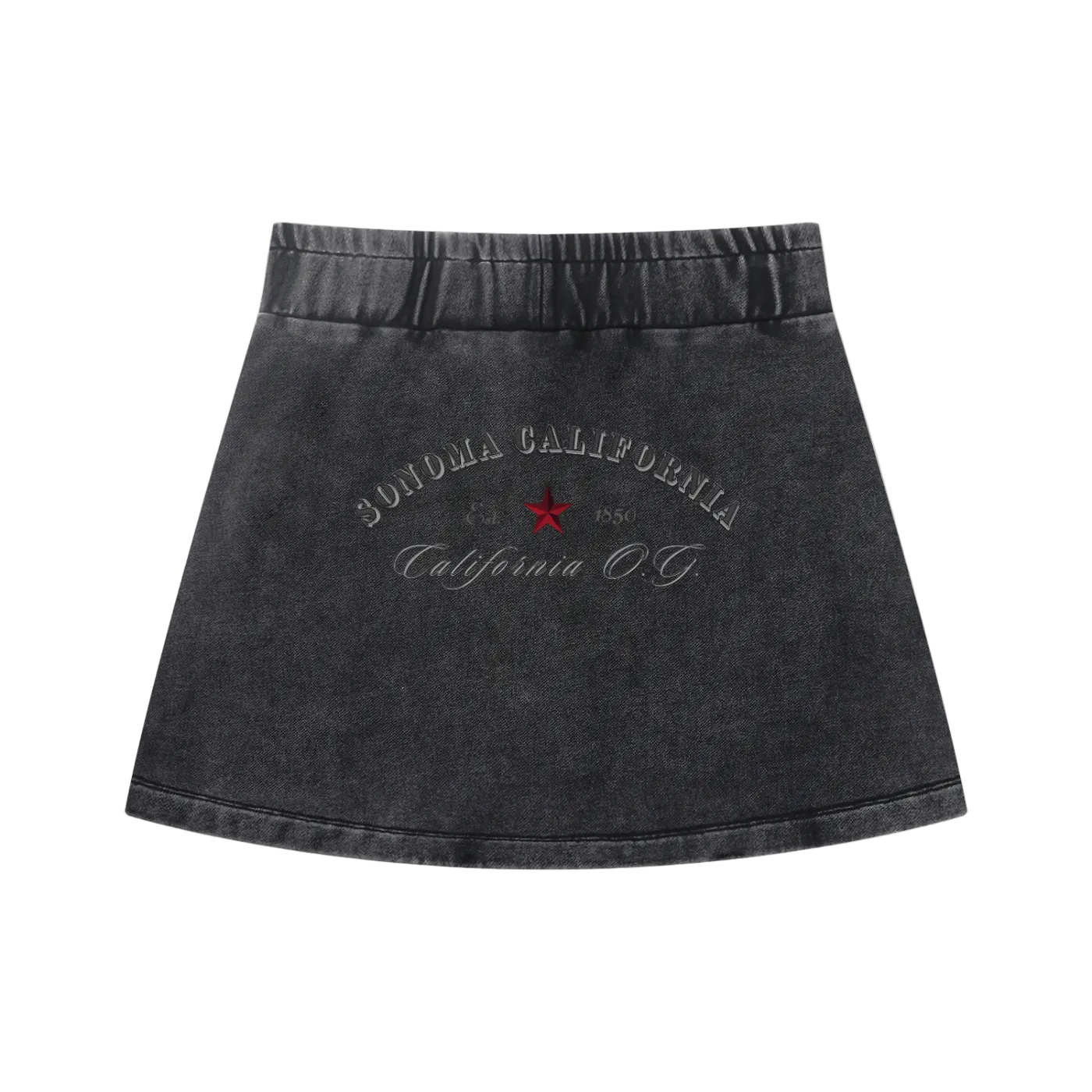California O.G. Mineral Wash Mini Skirt