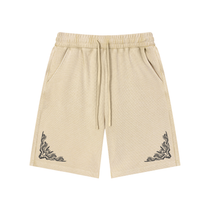 Mineral Wash Waffle Knit Shorts