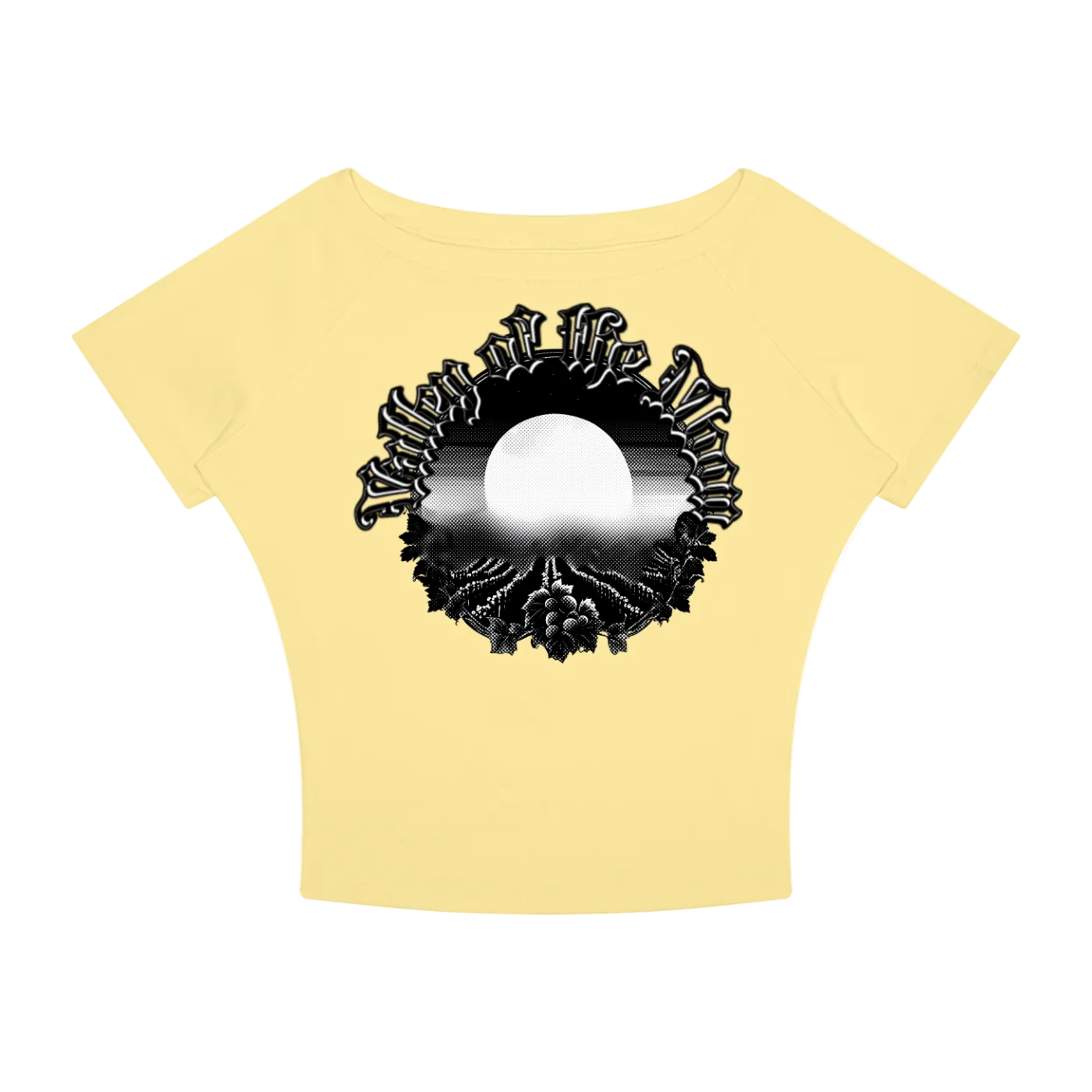 Valley of the Moon Gothic Graffitti Women’s Boatneck T-Shirt