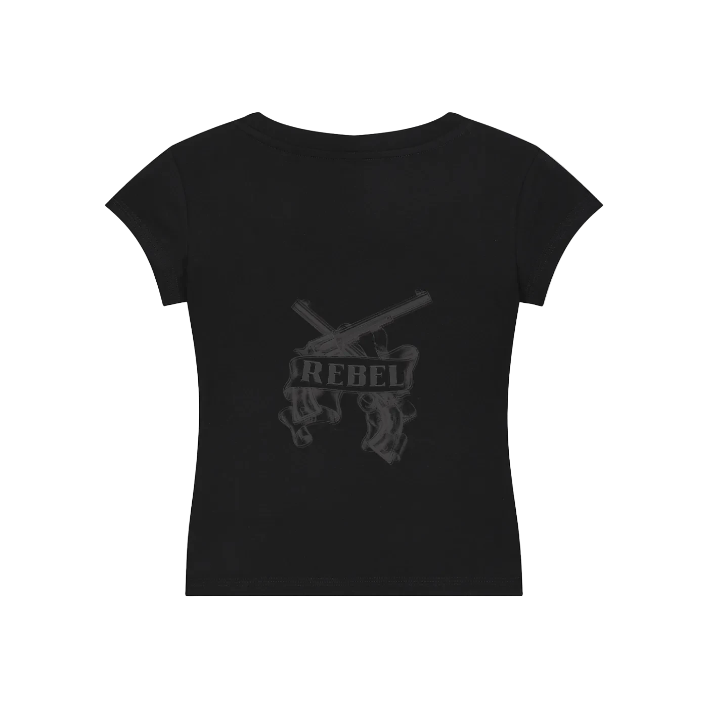 The Rebel Essential V-Neck Bodycon T-Shirt