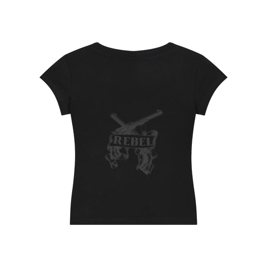 The Rebel Essential V-Neck Bodycon T-Shirt