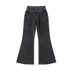 California O.G.Vintage Wash Flared Drawstring Sweat Pants