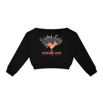 Vintage Cocktail Club Women's Off-Shoulder Sweatshirt