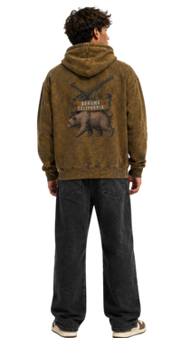 Sonoma Bear Revolt Mineral Wash Men's Hoodie