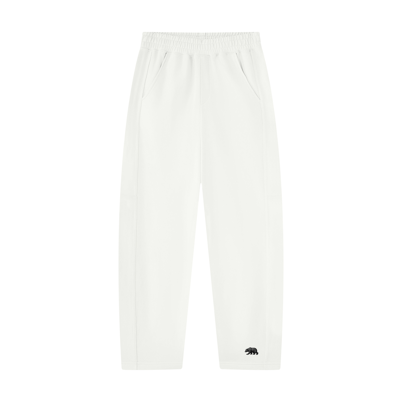 Unisex Tapered Straight Hem Sweatpants