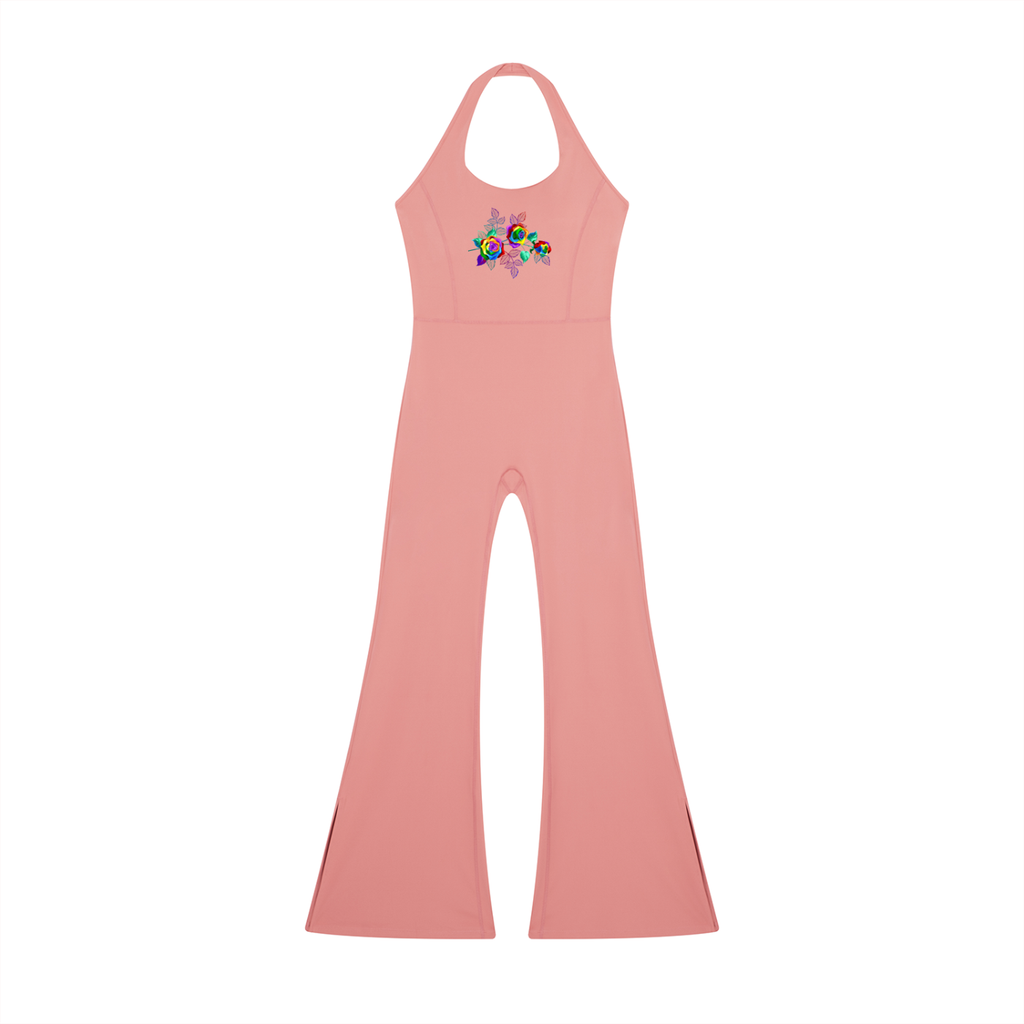 Women’s Halter Flared Jumpsuit