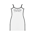Valley of the Moon White Striped Mini Dress