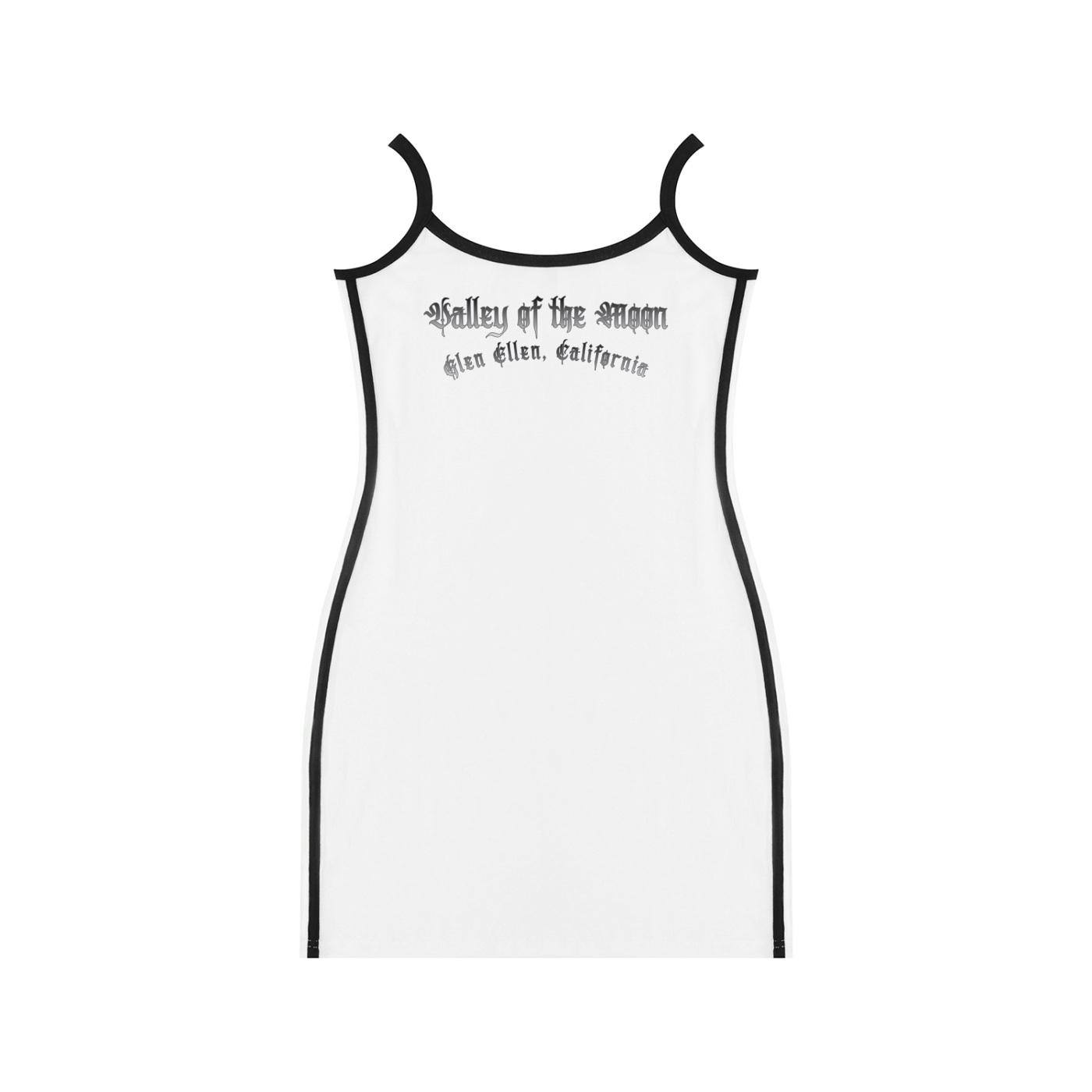 Valley of the Moon White Striped Mini Dress