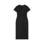 California O.G. V-Neck Short Sleeve  Dress