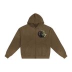 Jack London Wolf Sunfade Zip Hoodie