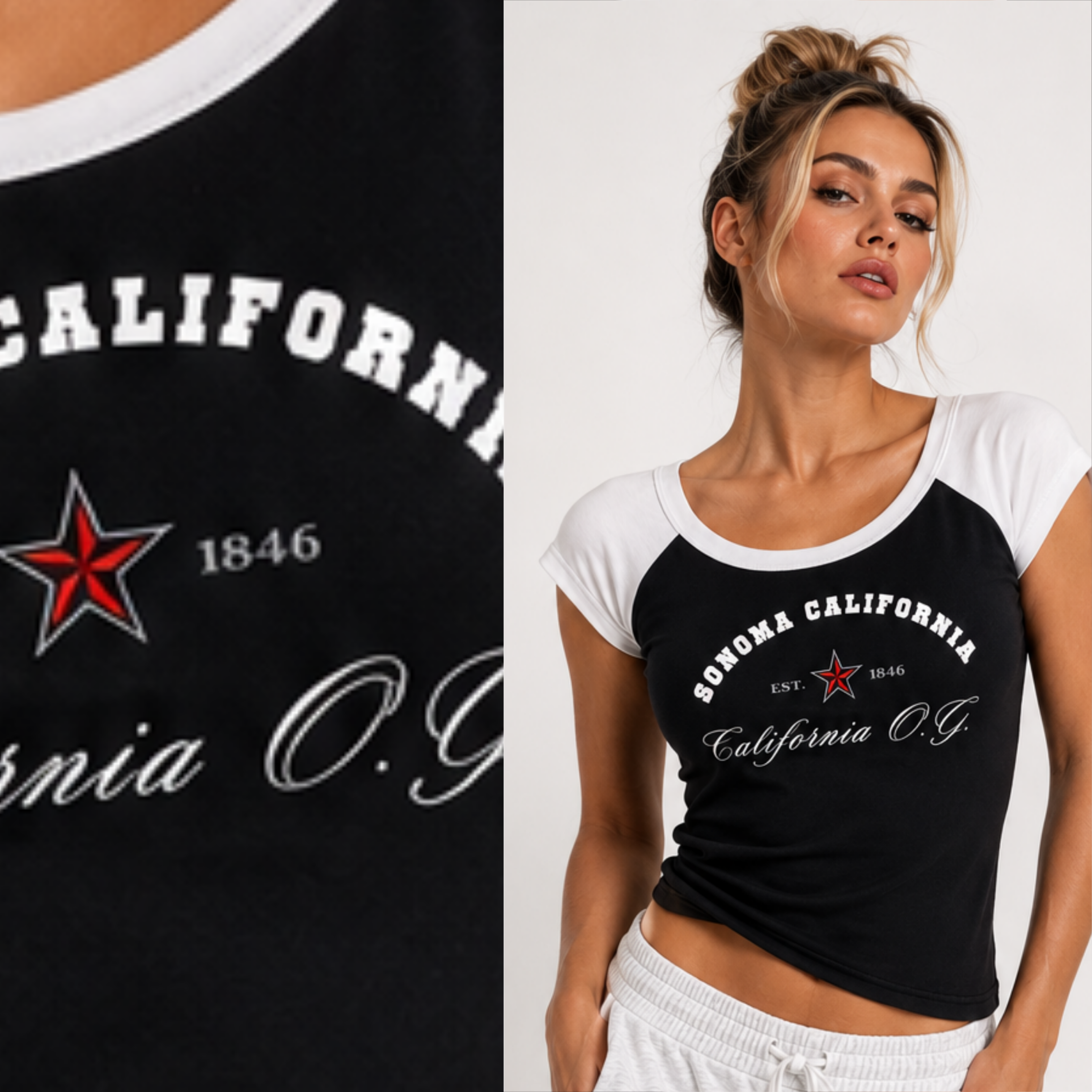 California O.G. Women's Color Block T-Shirt