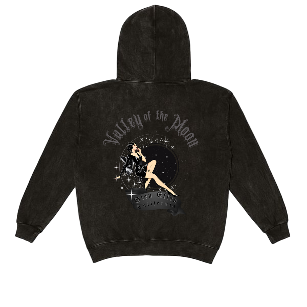 VALLEY OF THE MOON "VAMP"Mineral Wash Hoodie - Hoodies from USPF