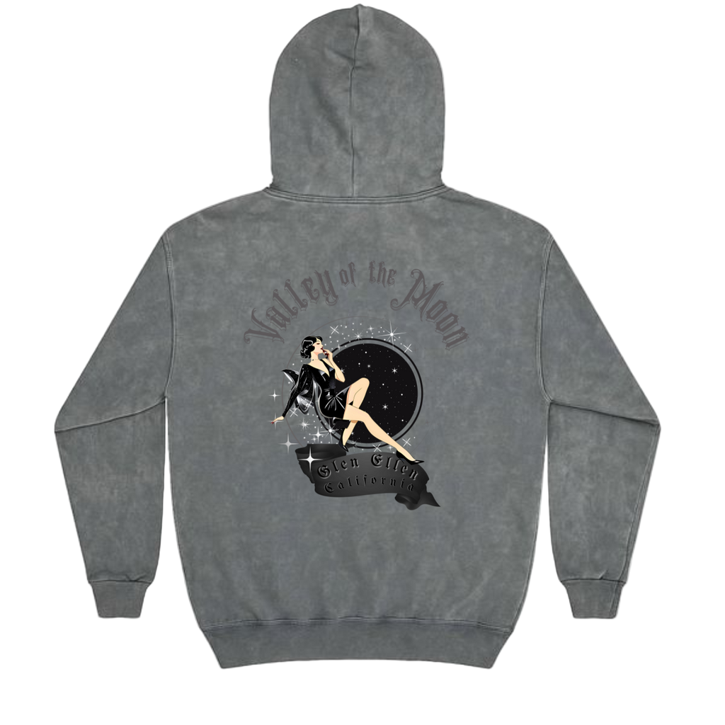 VALLEY OF THE MOON "VAMP"Mineral Wash Hoodie - Hoodies from USPF