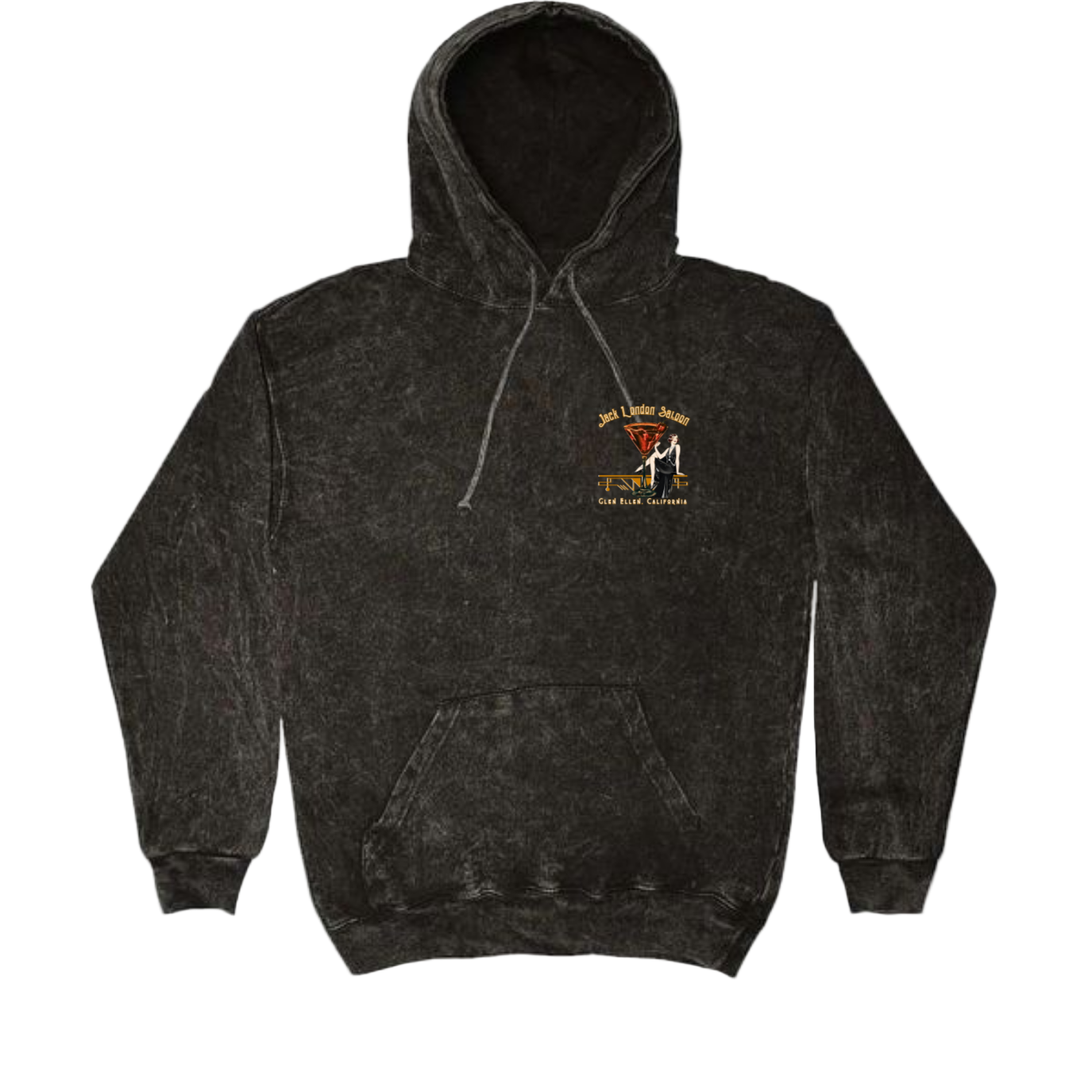 JACK LONDON SALOON "Cold Cocktails" Mineral Wash Hoodie